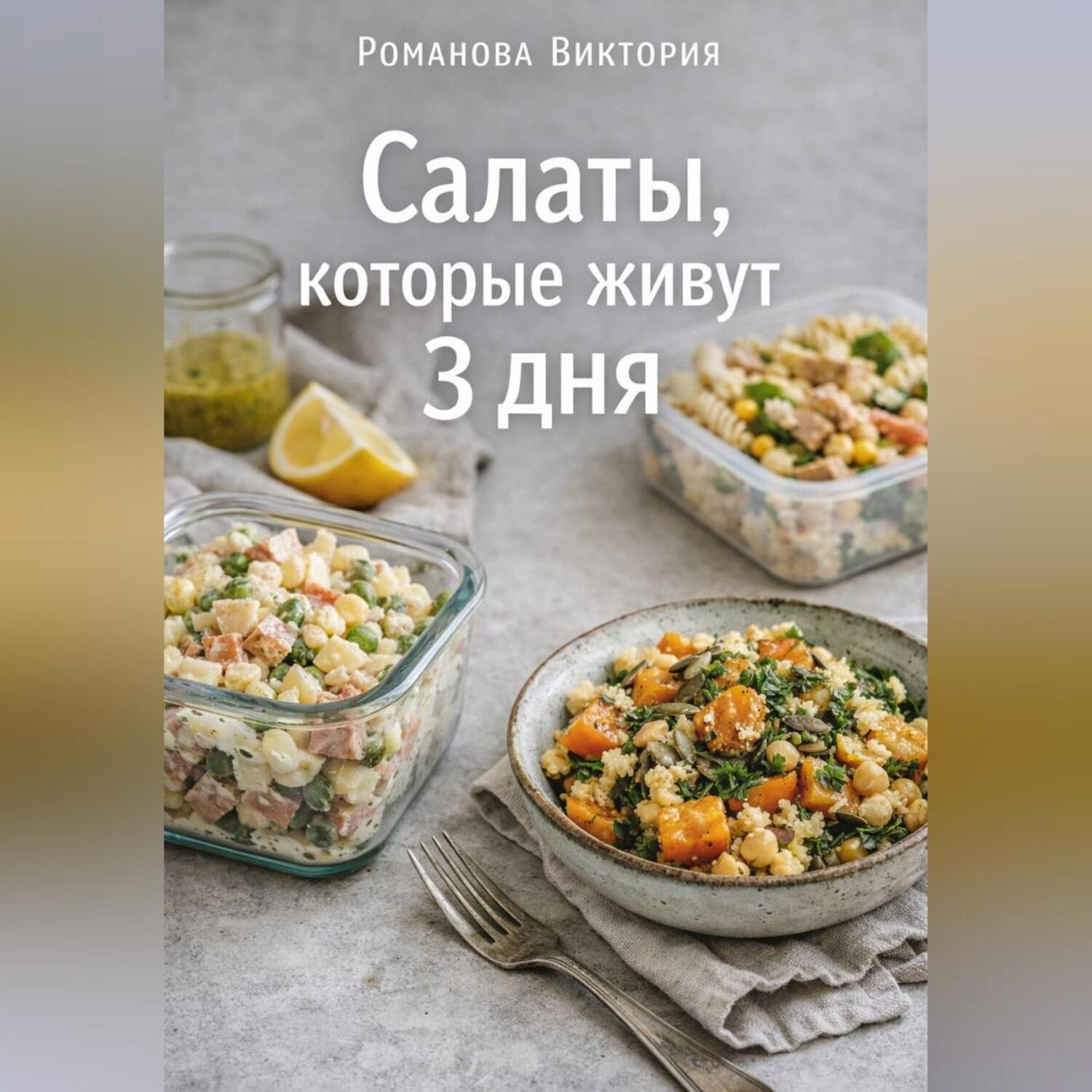 Обложка книги «Салаты, которые живут 3 дня»