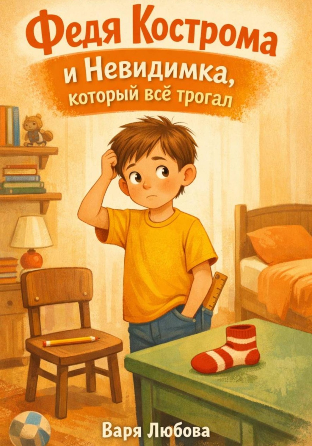 Обложка книги «Федя Кострома и Невидимка, который все трогал»