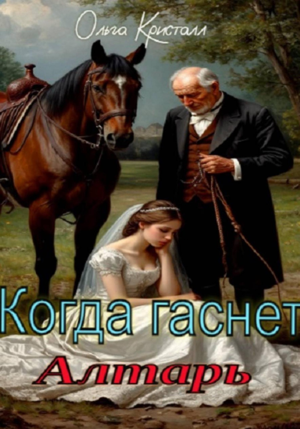 Обложка книги «Когда гаснет алтарь»