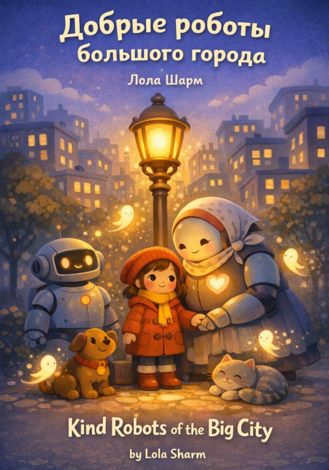 Обложка книги «Добрые роботы большого города»