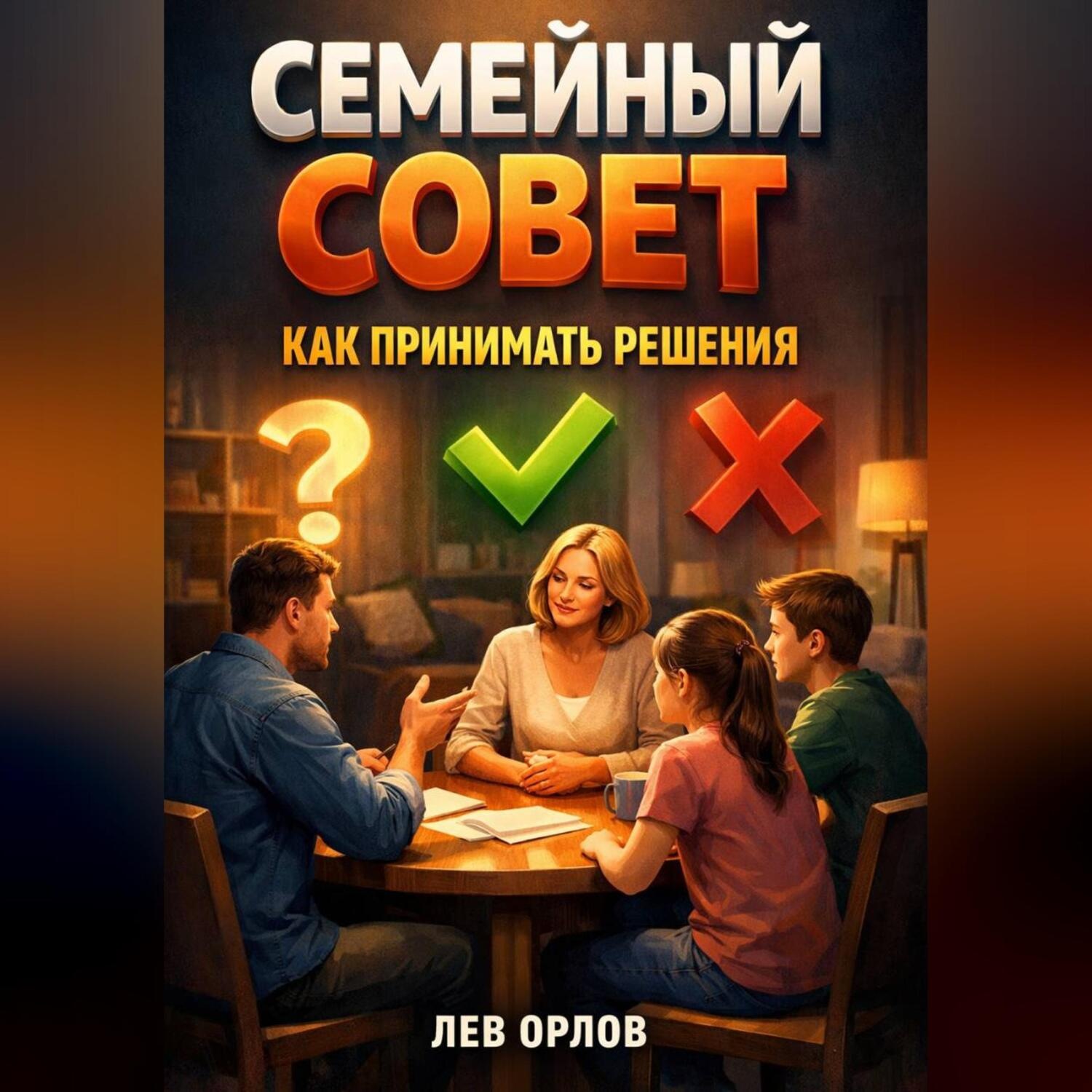 Обложка книги «Семейный совет Как принимать решения»