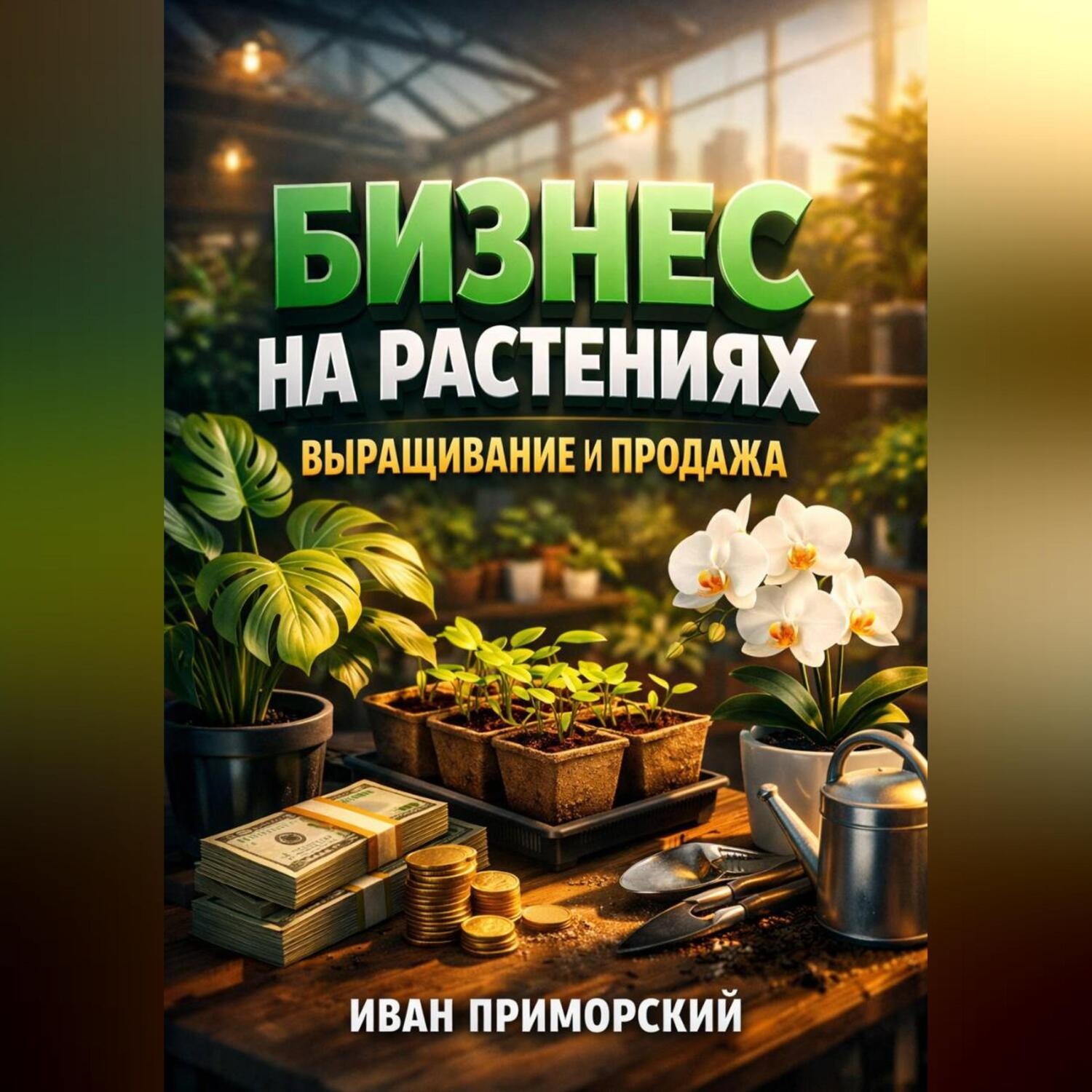 Обложка книги «Бизнес на растениях Выращивание и продажа»