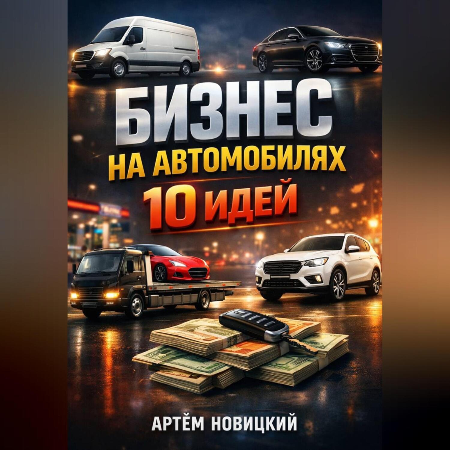 Обложка книги «Бизнес на автомобилях 10 идей»