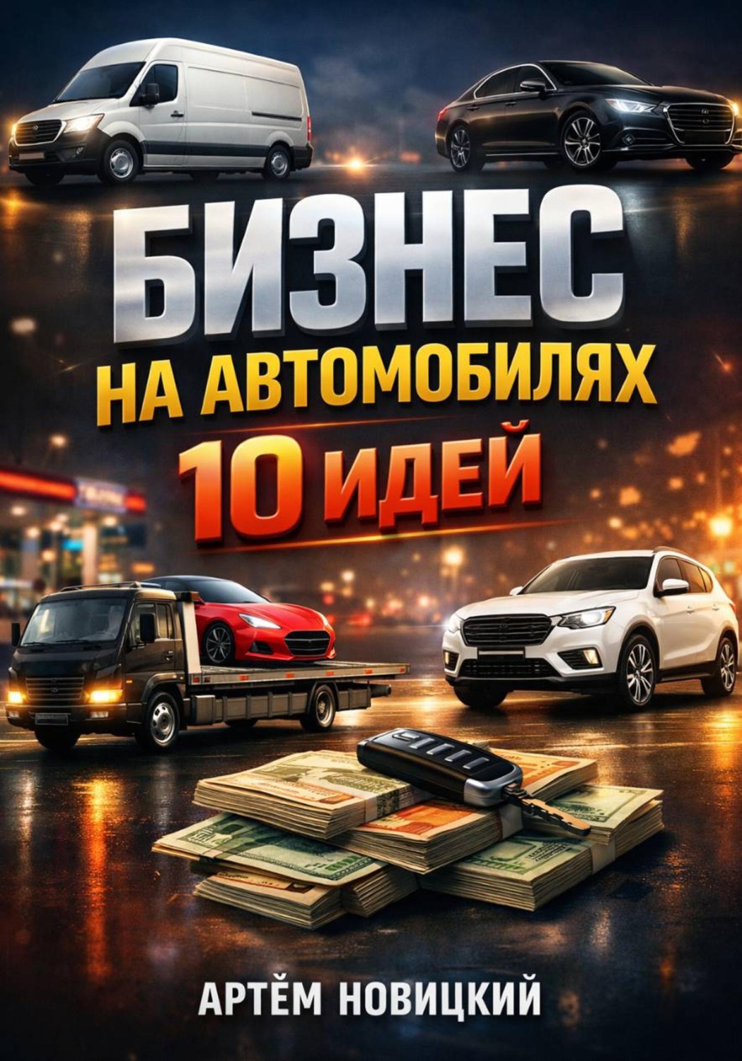 Обложка книги «Бизнес на автомобилях. 10 идей»