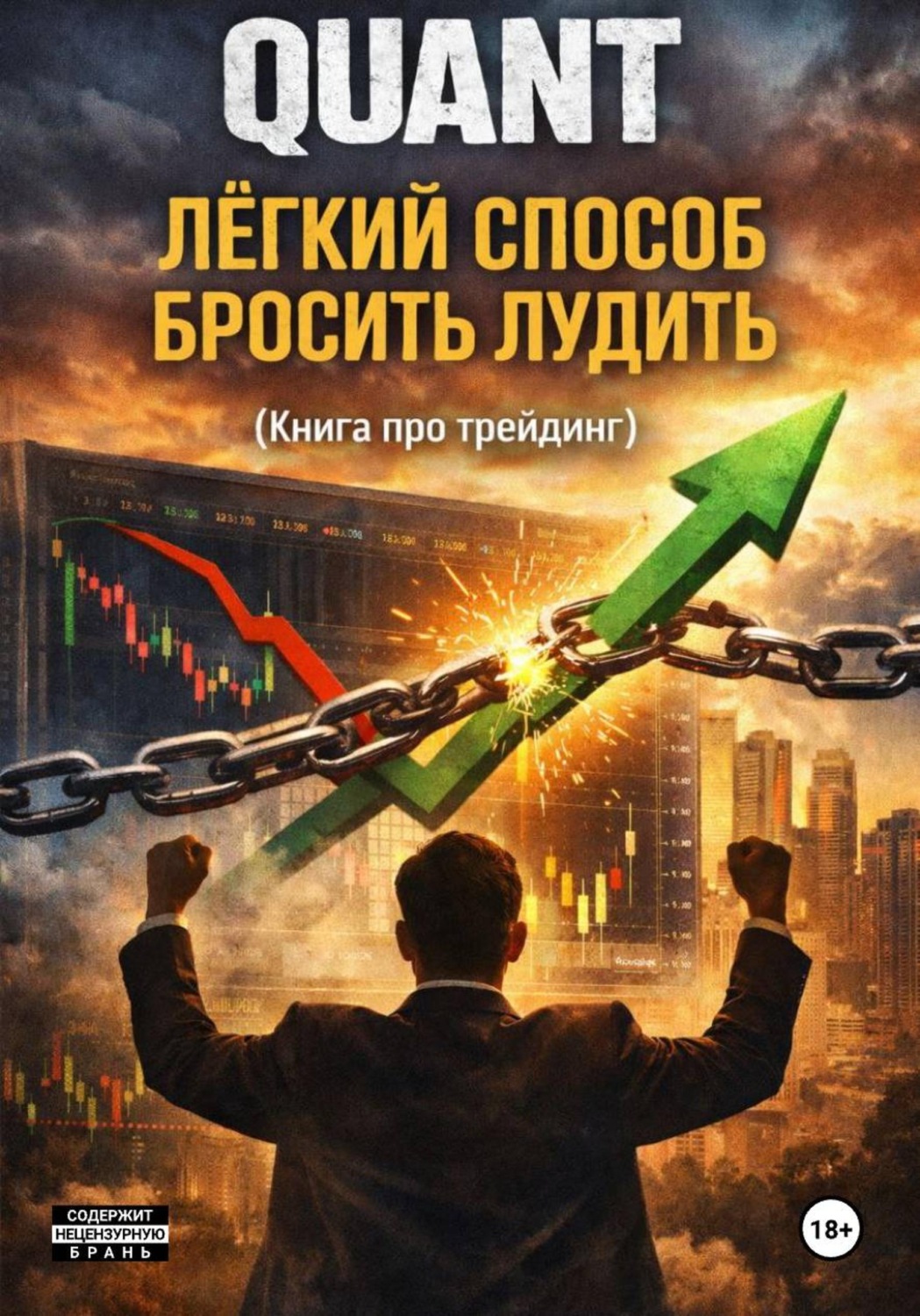 Обложка книги «QUANT: Легкий способ бросить лудить (книга про трейдинг)»