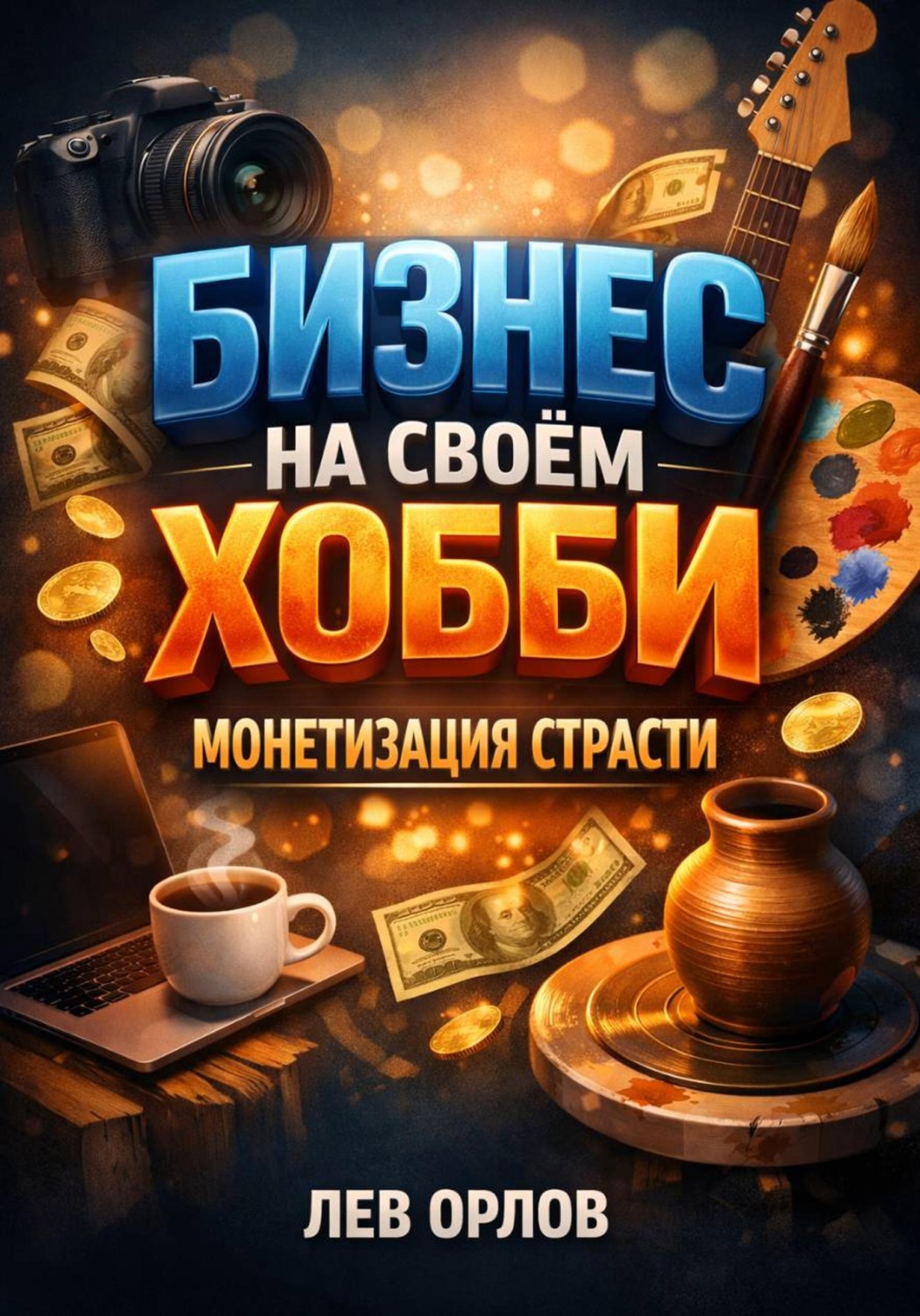 Обложка книги «Бизнес на своем хобби. Монетизация страсти»