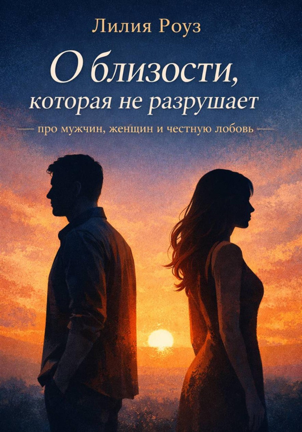 Обложка книги «О близости, которая не разрушает: про мужчин, женщин и честную любовь»