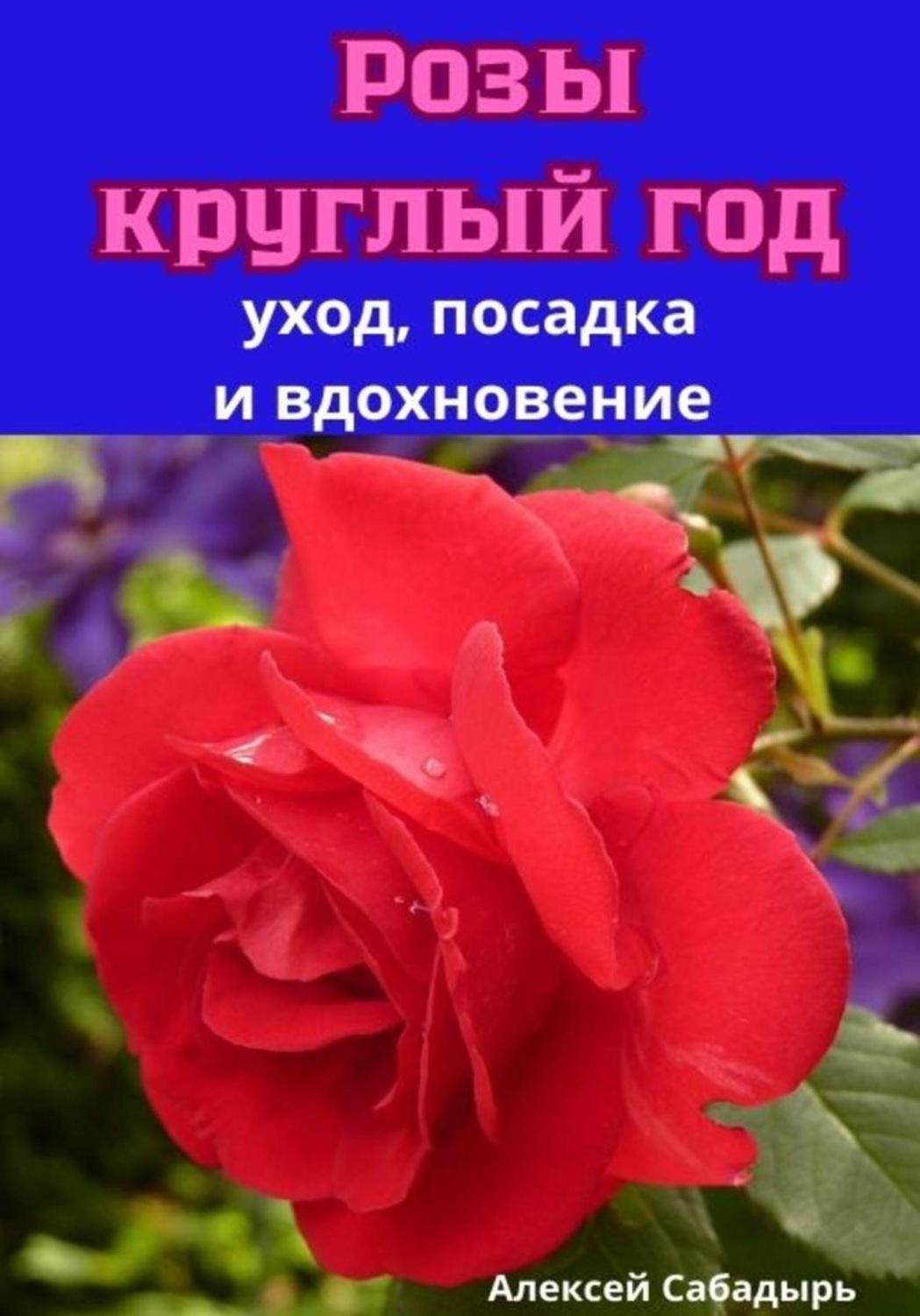 Обложка книги «Розы круглый год уход, посадка и вдохновение»