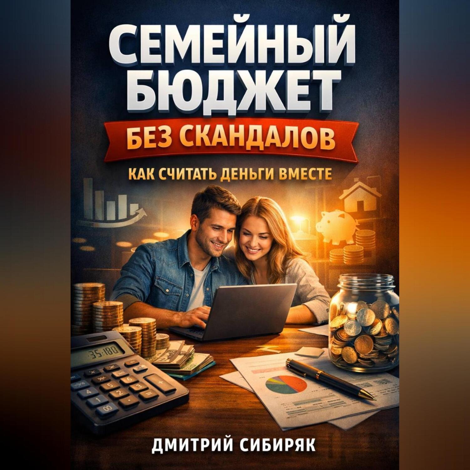 Обложка книги «Семейный бюджет без скандалов как считать деньги вместе»
