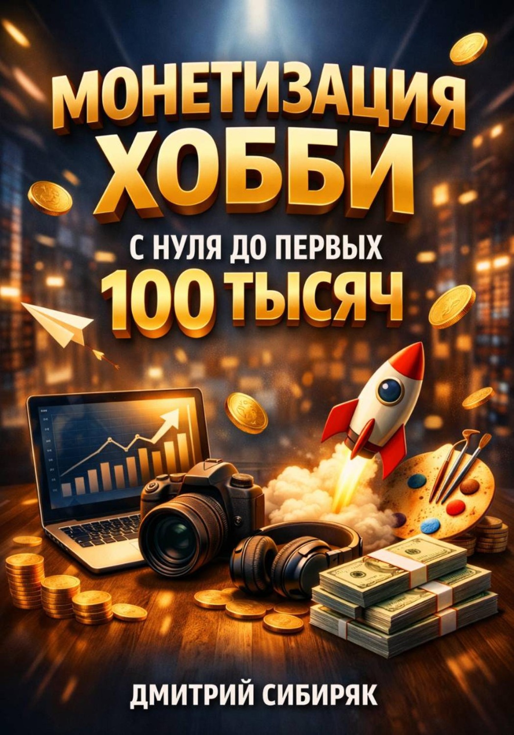 Обложка книги «Монетизация хобби с нуля до первых 100 тысяч»