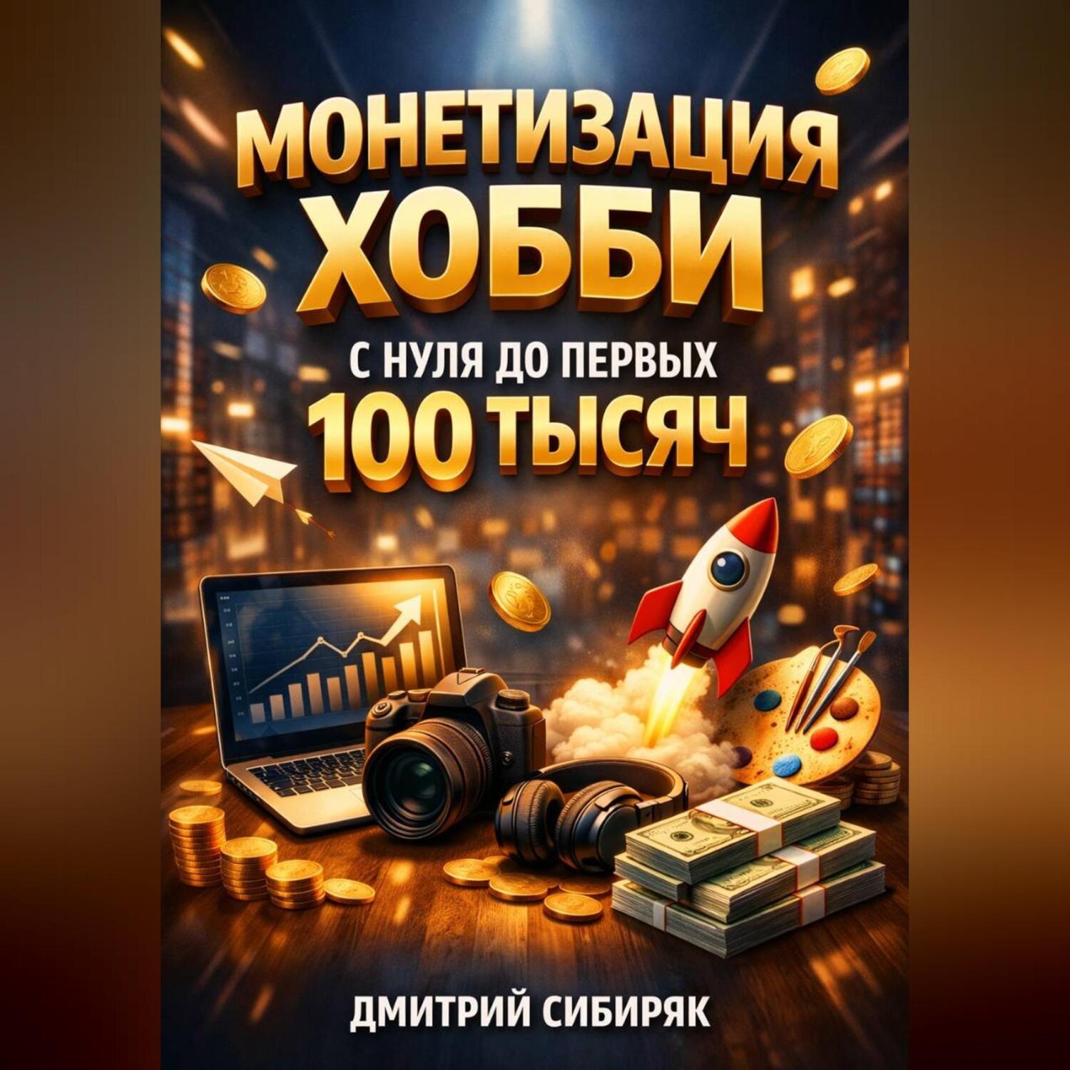 Обложка книги «Монетизация хобби с нуля до первых 100 тысяч»