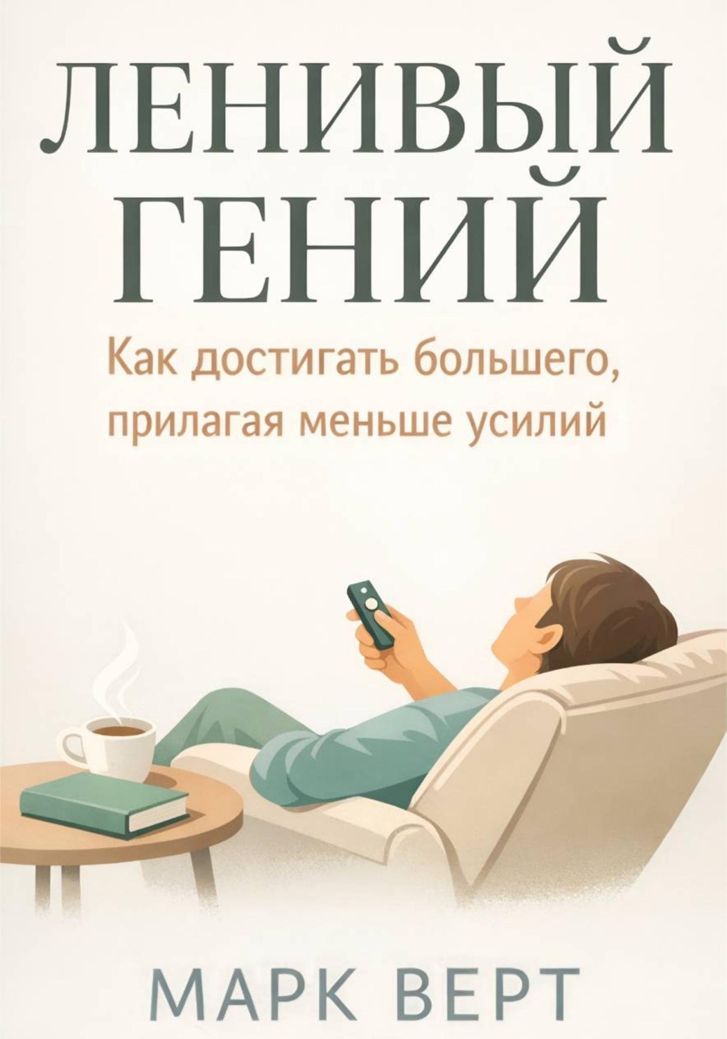 Обложка книги «Ленивый гений: Как достигать большего, прилагая меньше усилий»