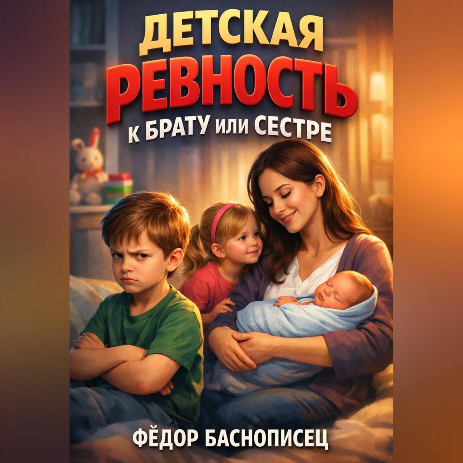 Обложка книги «Детская ревность к брату или сестре»