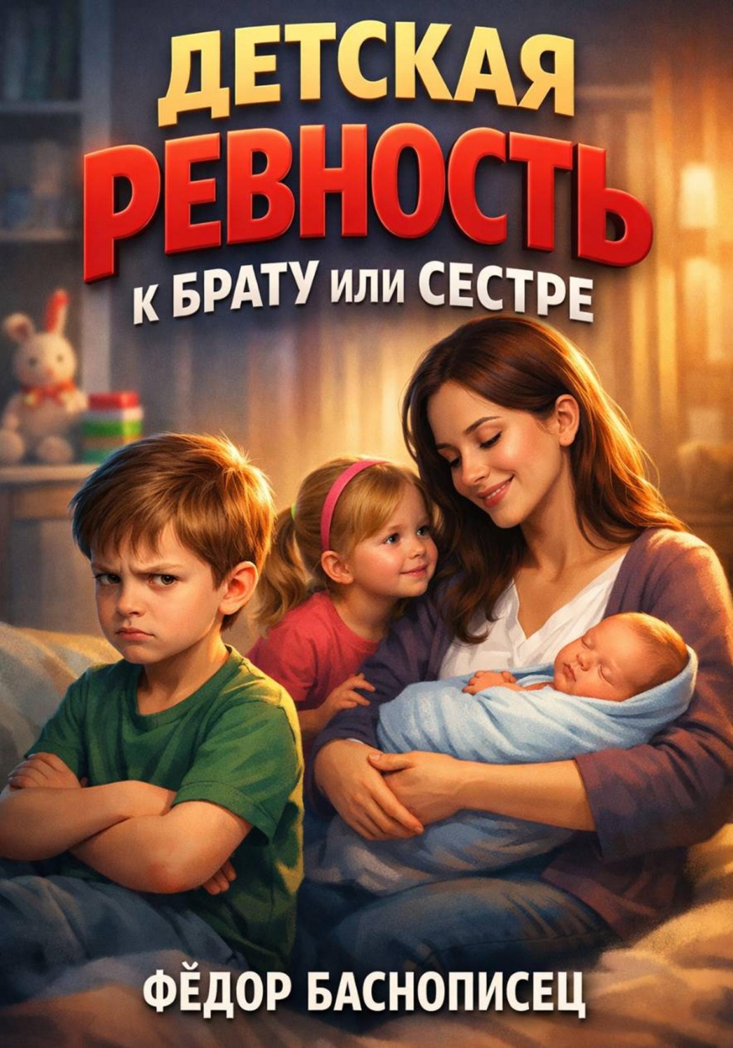 Обложка книги «Детская ревность к брату или сестре»