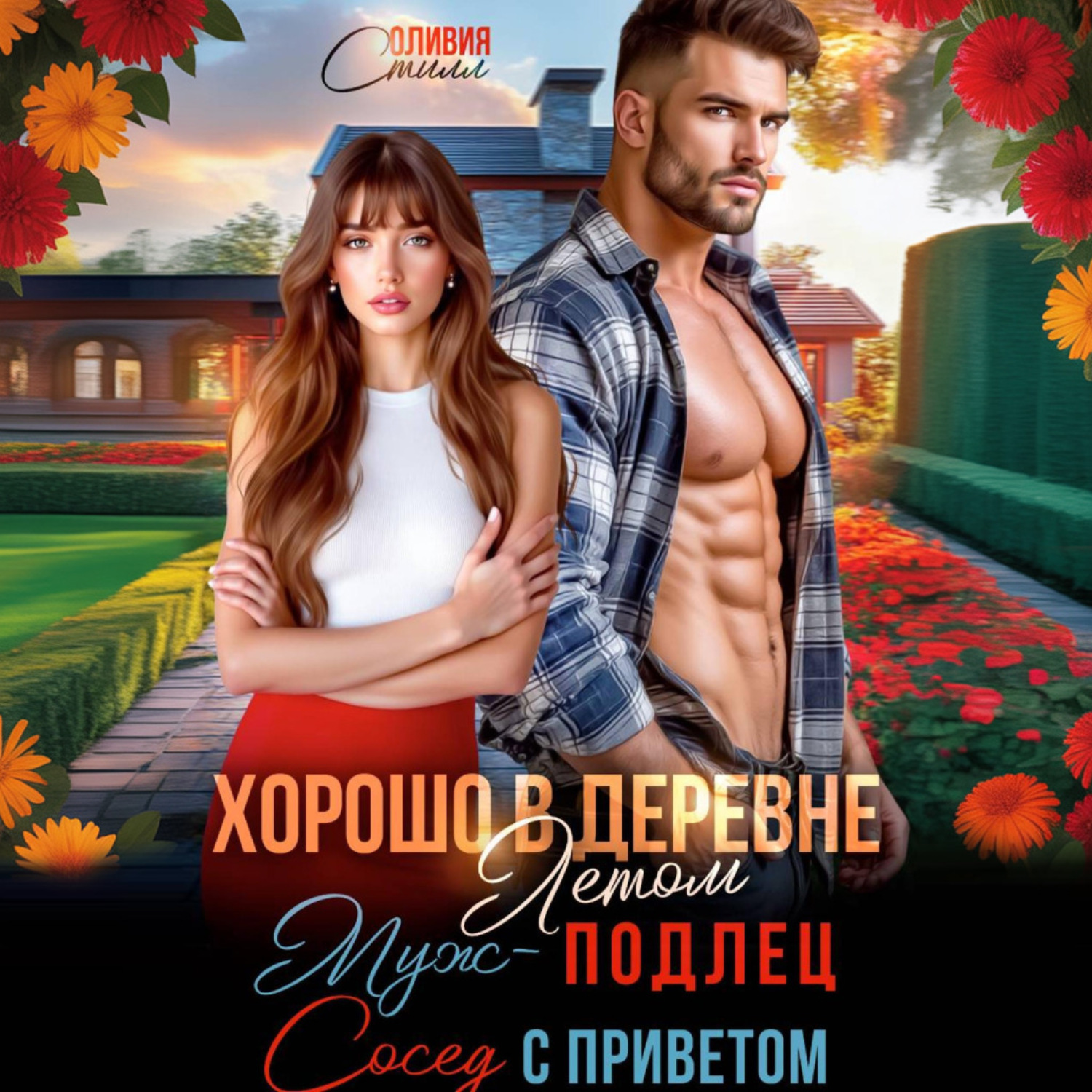 Обложка книги «Хорошо в деревне летом! Муж – подлец, сосед с приветом!»