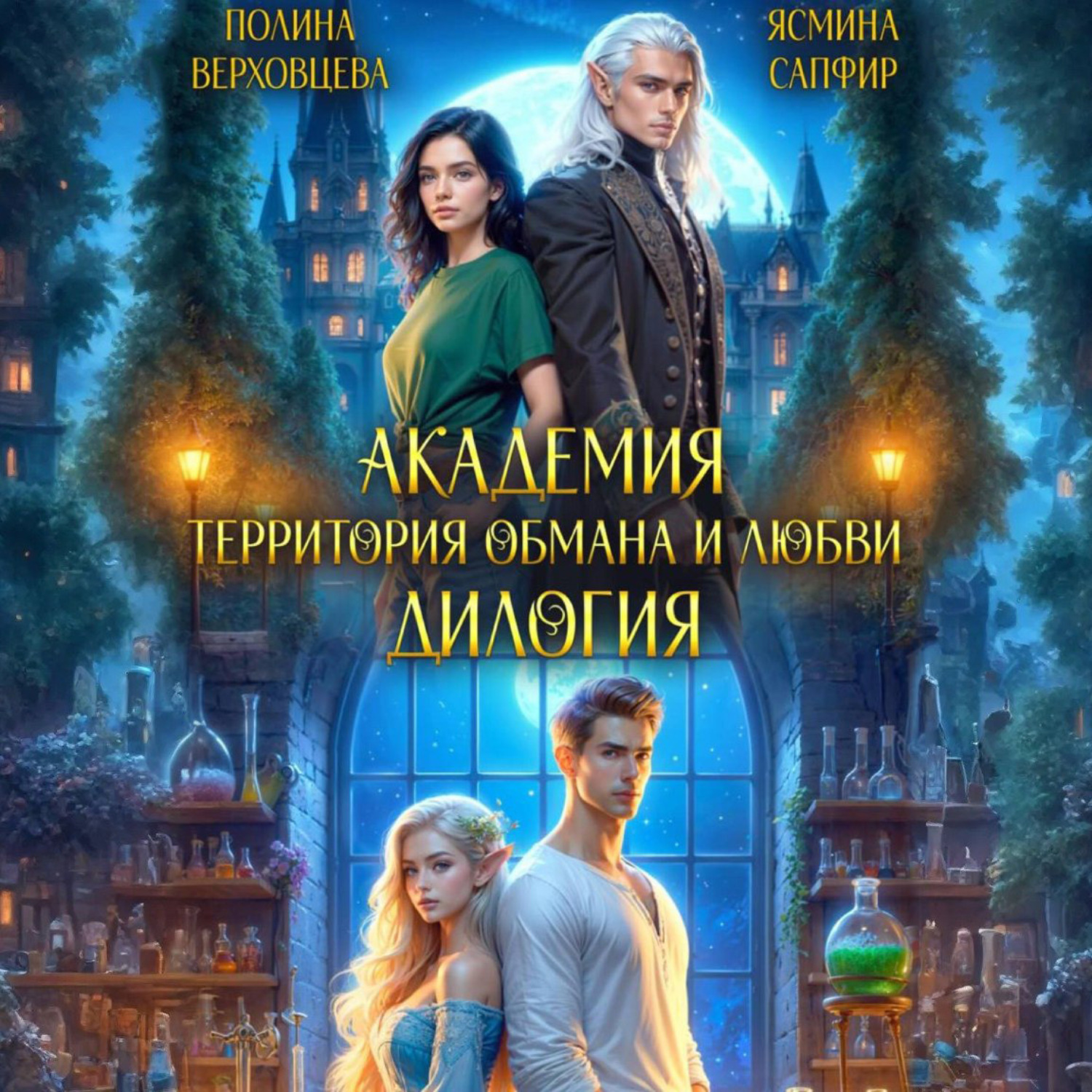 Обложка книги «Академия. Территория обмана и любви. Дилогия»