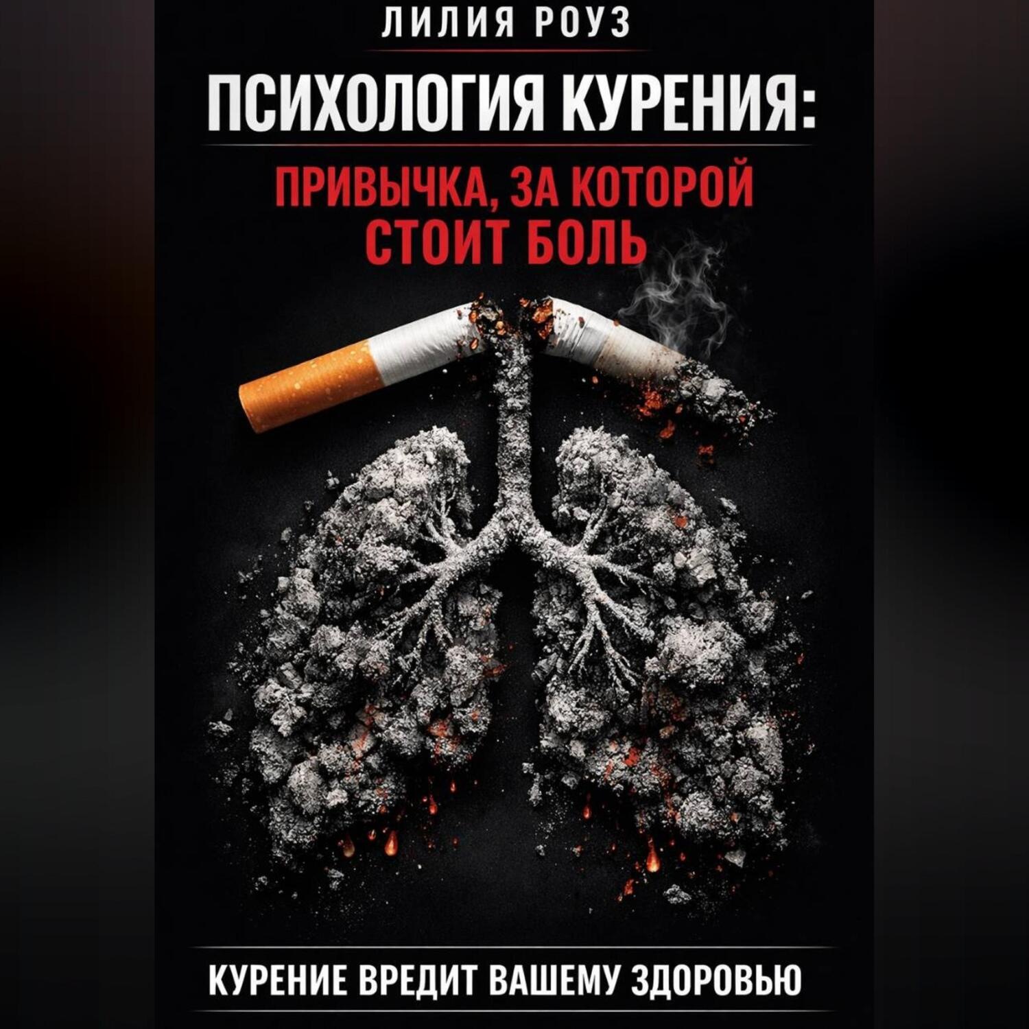 Обложка книги «Психология курения: привычка, за которой стоит боль»