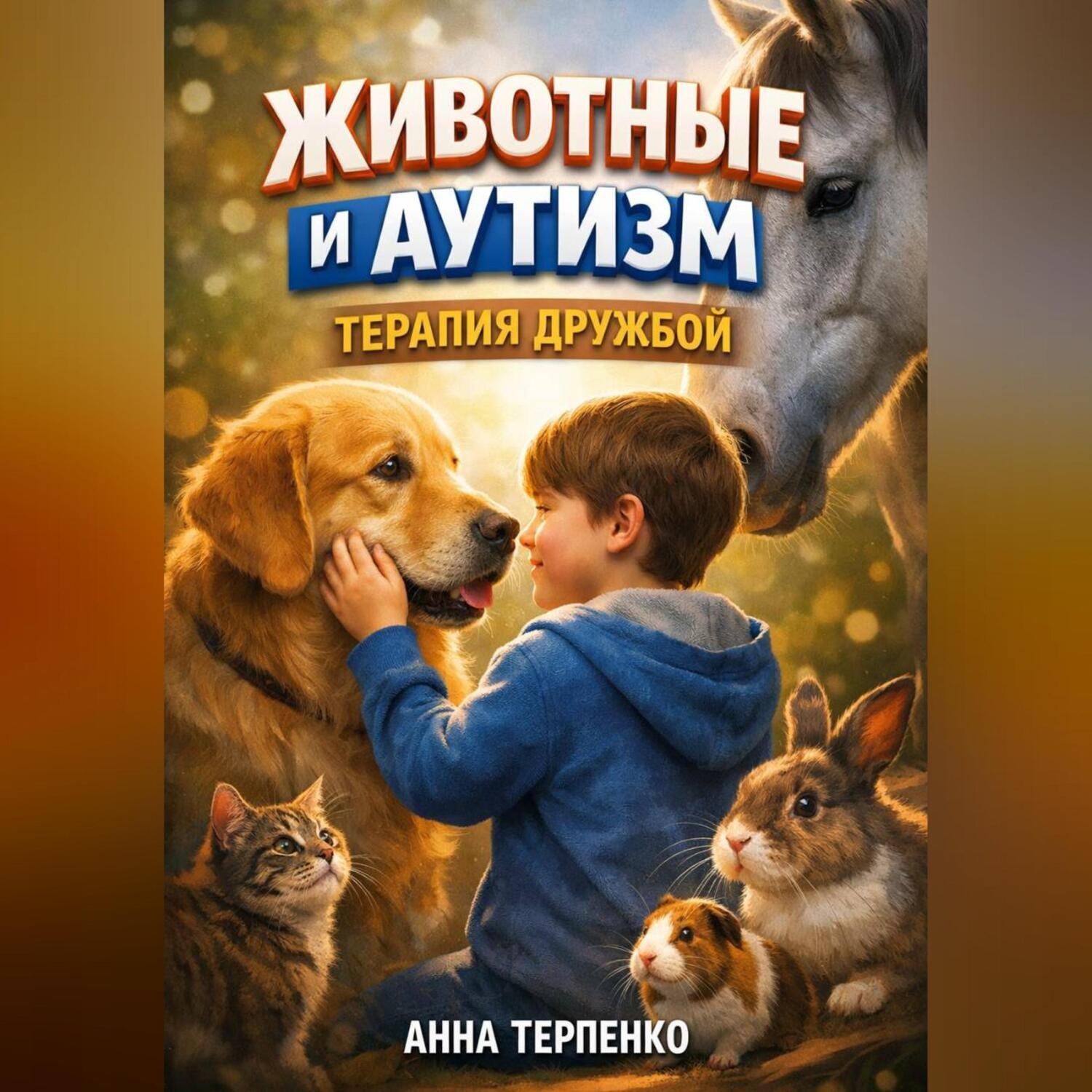 Обложка книги «Животные и аутизм терапия дружбой»