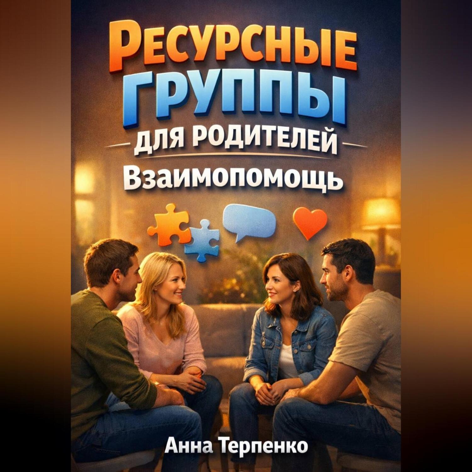 Обложка книги «Ресурсные группы для родителей взаимопомощь»