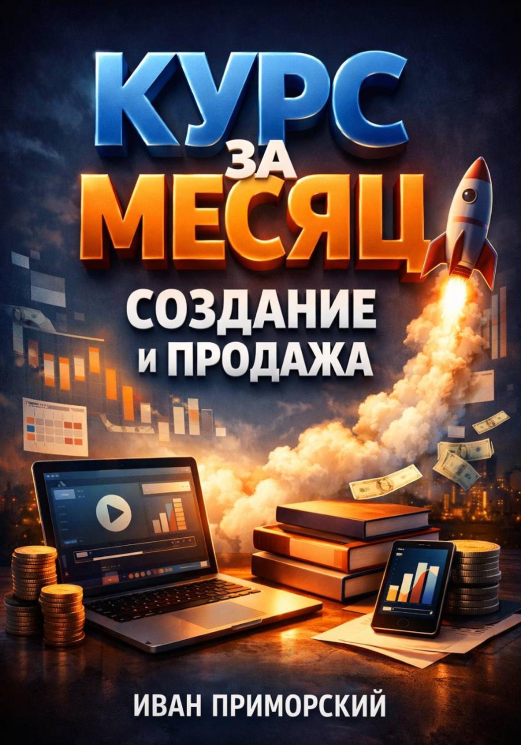 Обложка книги «Курс за месяц Создание и продажа»