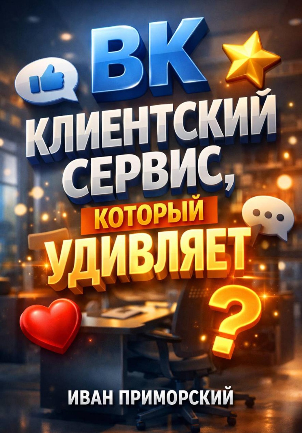 Обложка книги «ВК Клиентский сервис который удивляет»