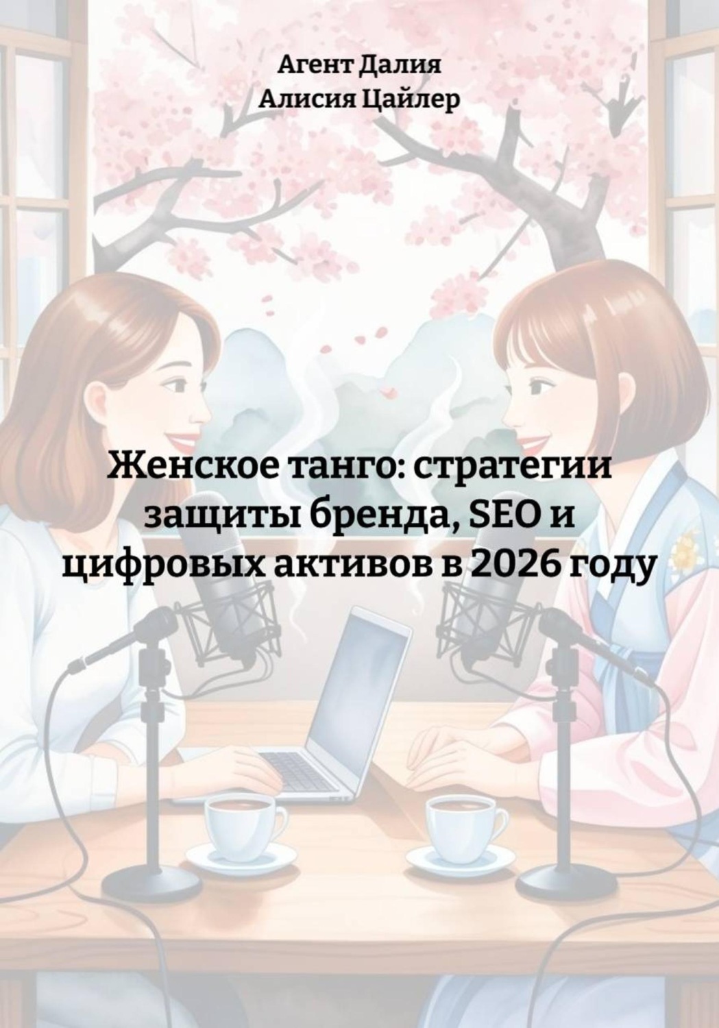 Обложка книги «Женское танго: стратегии защиты бренда, SEO и цифровых активов в 2026 году»