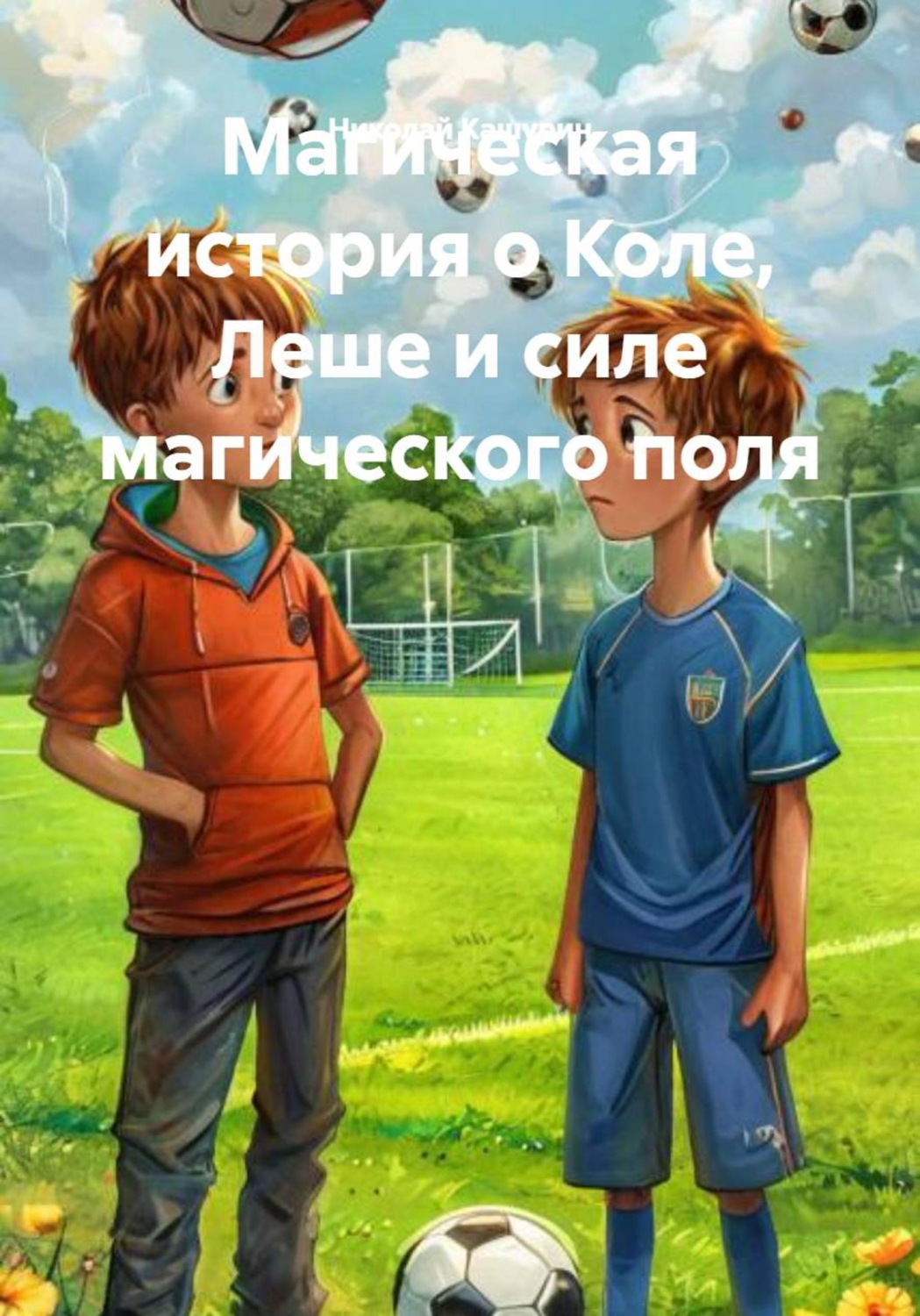 Обложка книги «Магическая история о Коле, Леше и силе магического поля»