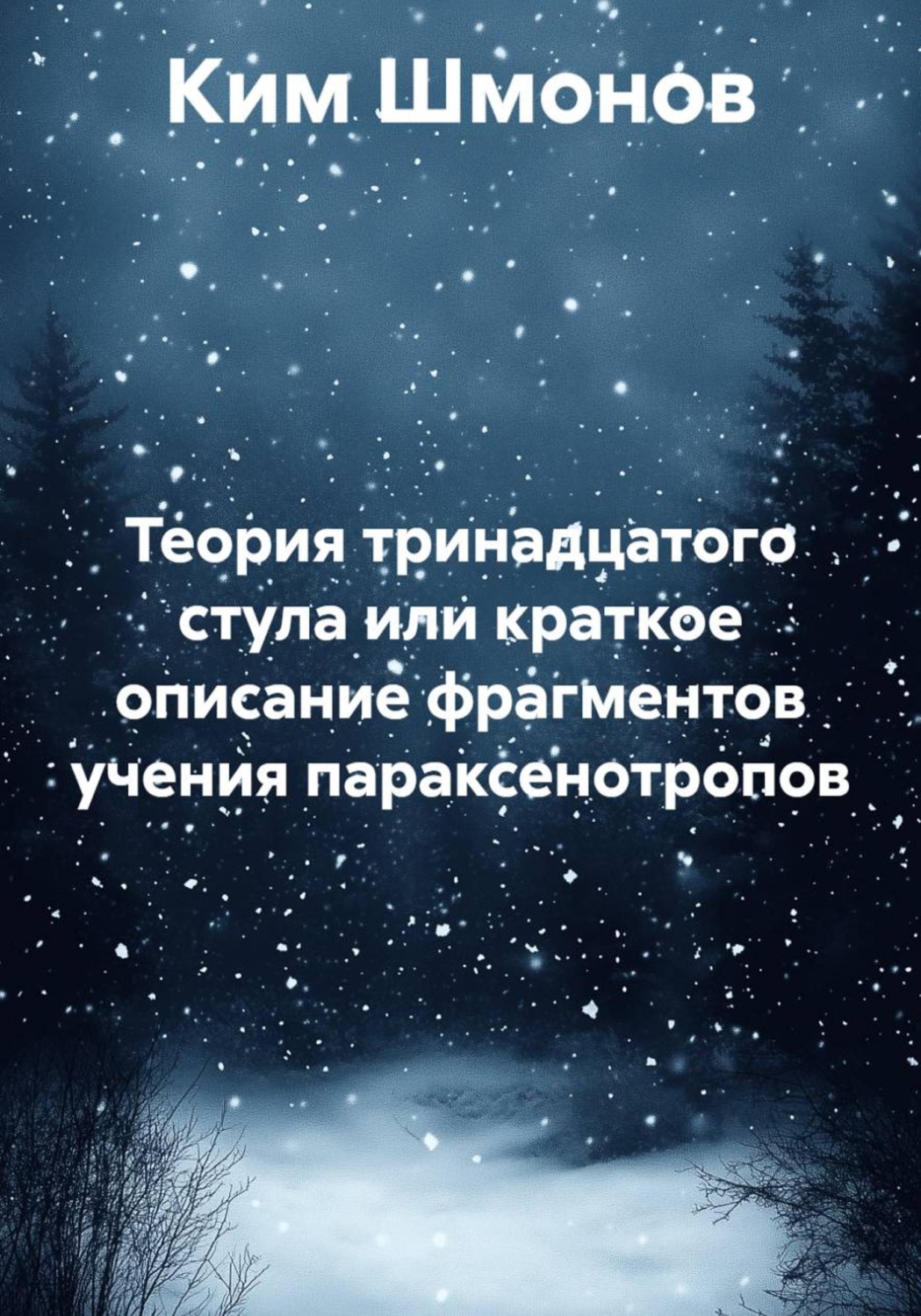 Обложка книги «Теория тринадцатого стула или краткое описание фрагментов учения параксенотропов»