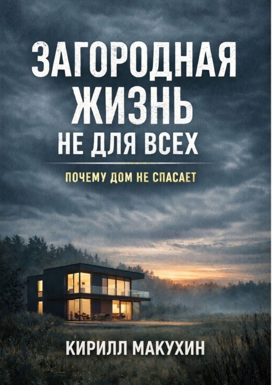 Обложка книги «Загородная жизнь не для всех. Почему дом не спасает»