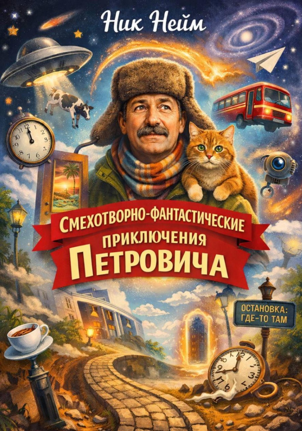 Обложка книги «Смехотворно-фантастические приключения Петровича»