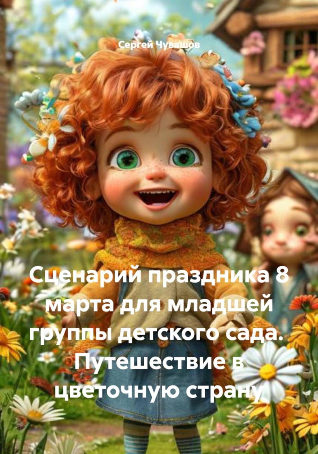 Обложка книги «Сценарий праздника 8 марта для младшей группы детского сада. Путешествие в цветочную страну»
