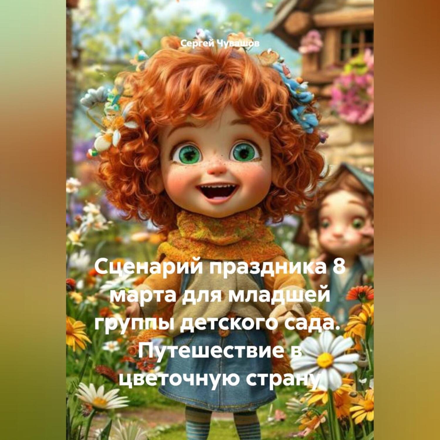 Обложка книги «Сценарий праздника 8 марта для младшей группы детского сада. Путешествие в цветочную страну»