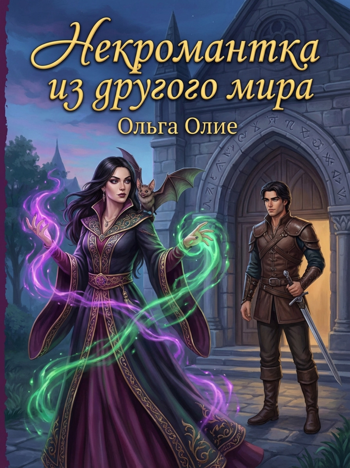 Обложка книги «Некромантка из другого мира»