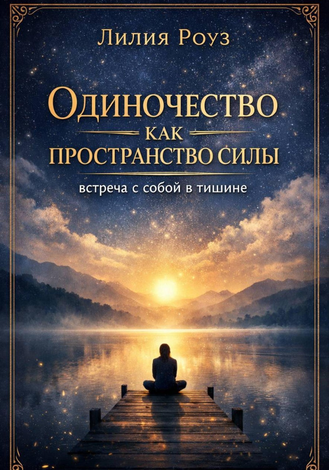 Обложка книги «Одиночество как пространство силы: встреча с собой в тишине»
