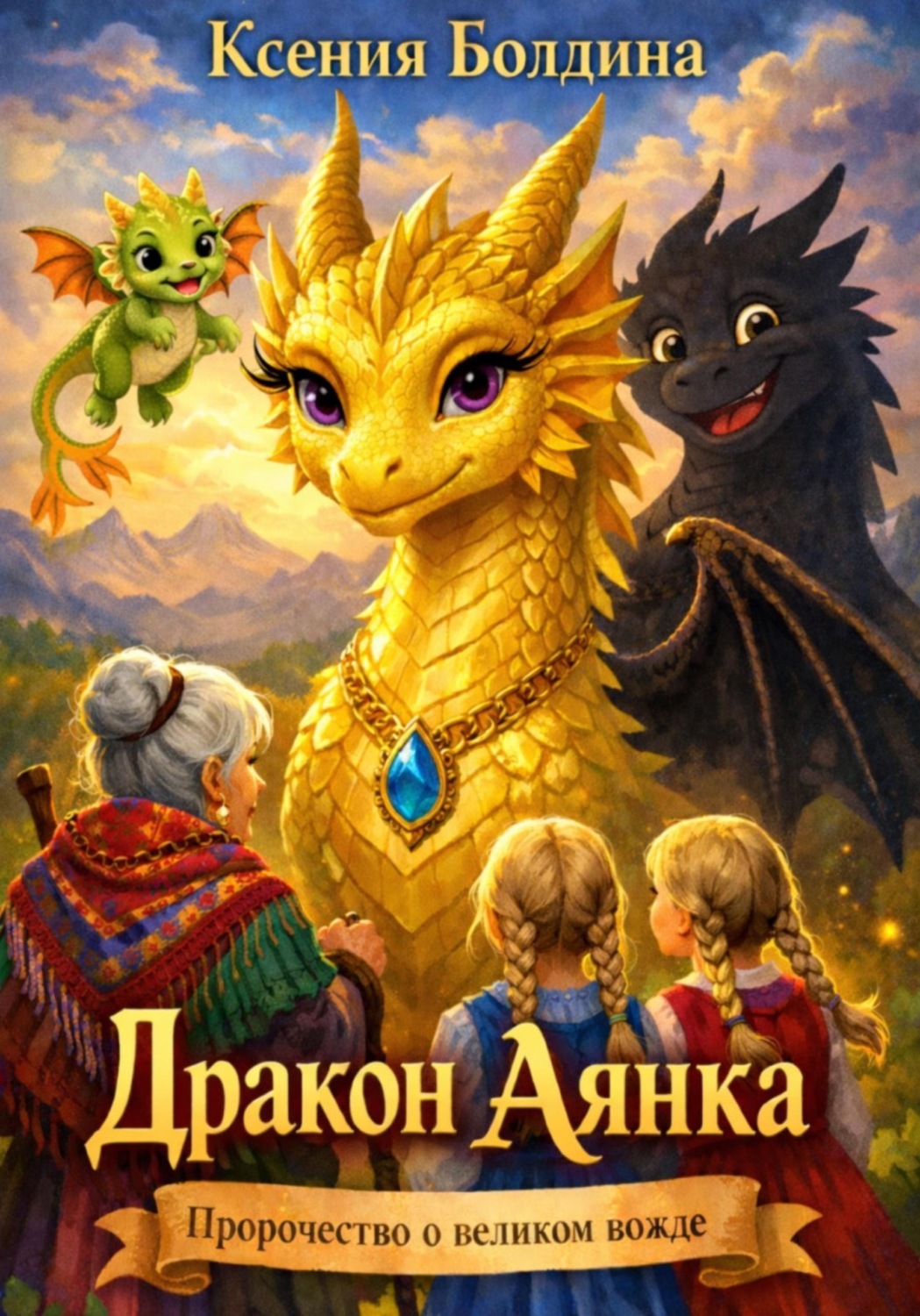 Обложка книги «Дракон Аянка. Пророчество о великом вожде»