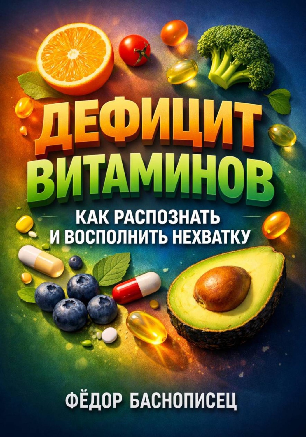Обложка книги «Дефицит витаминов: как распознать и восполнить нехватку»