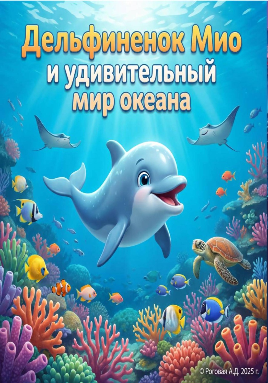Обложка книги «Дельфиненок Мио и удивительный мир океана»