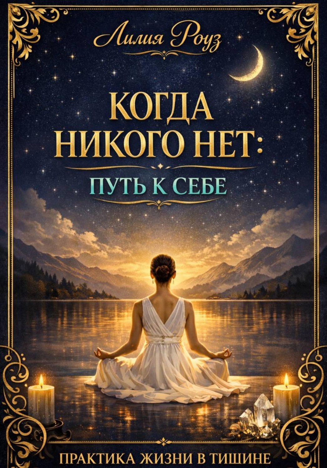 Обложка книги «Когда никого нет: путь к себе. Практика жизни в тишине»
