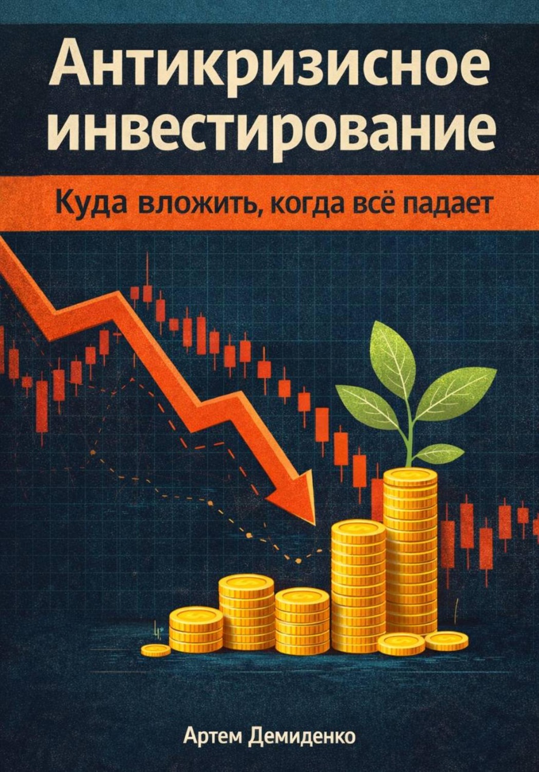 Обложка книги «Антикризисное инвестирование: Куда вложить, когда всё падает»