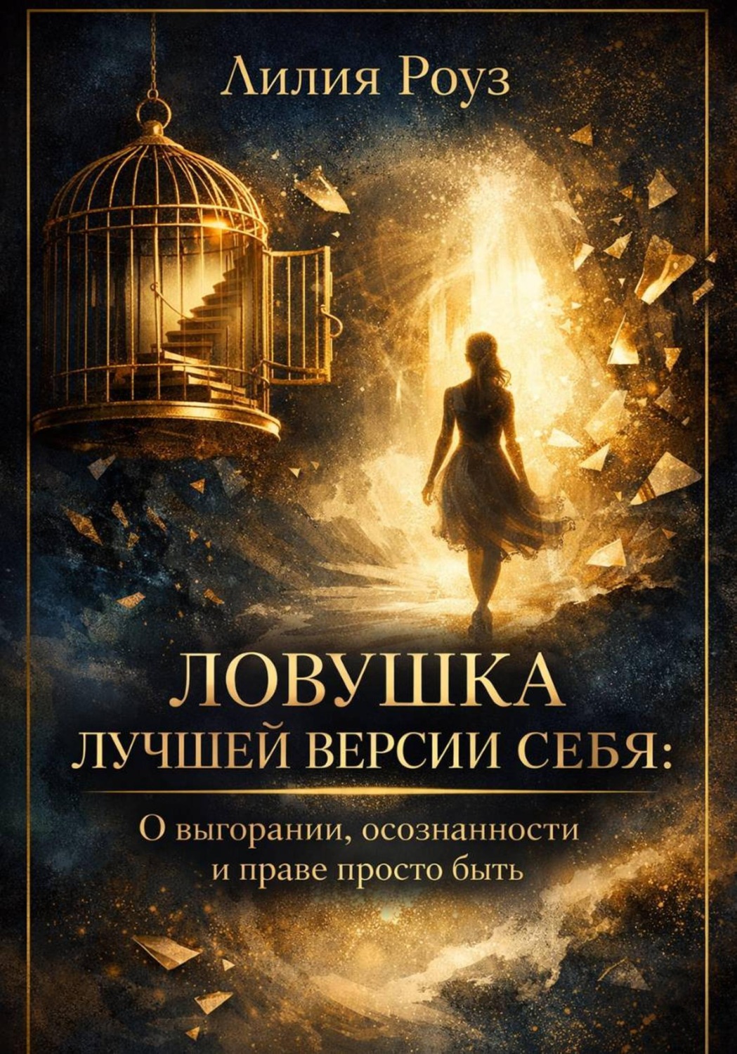 Обложка книги «Ловушка лучшей версии себя: о выгорании, осознанности и праве просто быть»