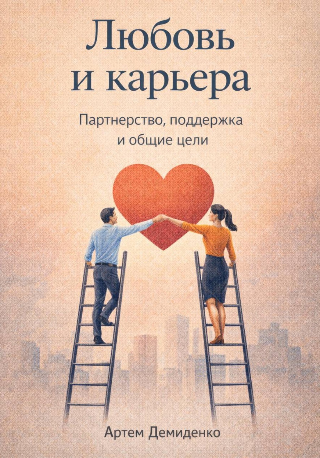 Обложка книги «Любовь и карьера: Партнерство, поддержка и общие цели»