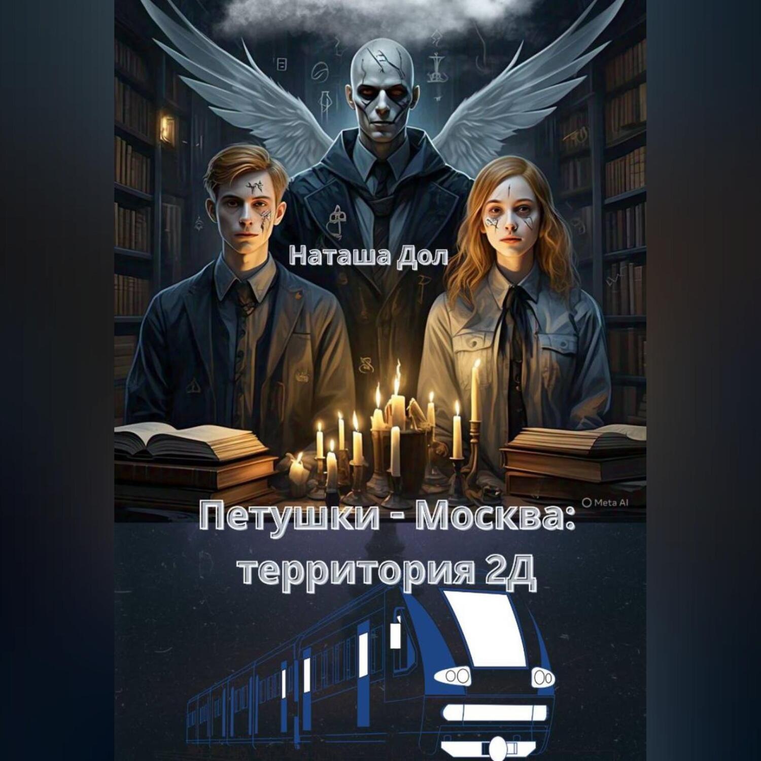 Обложка книги «Петушки-Москва: территория 2Д»