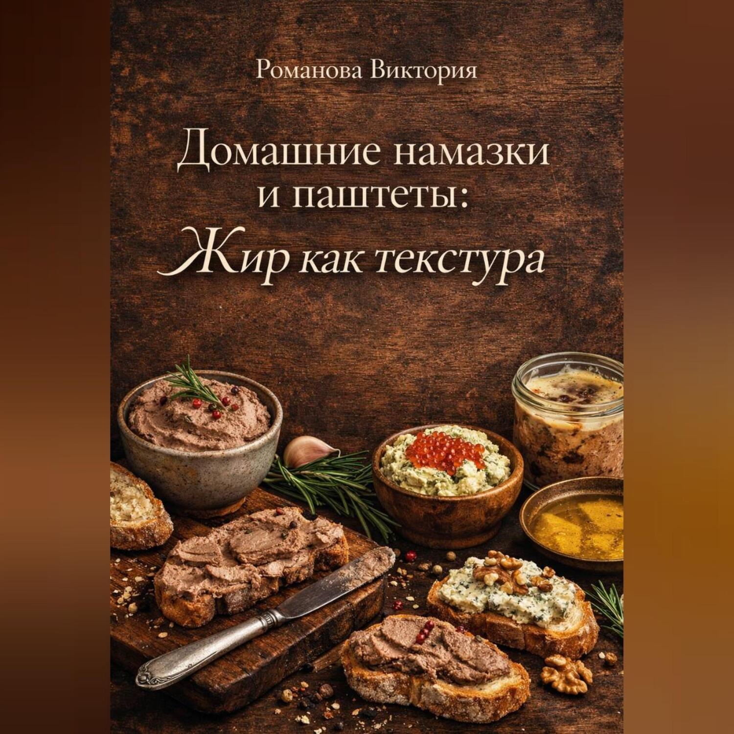 Обложка книги «Домашние намазки и паштеты: жир как текстура»