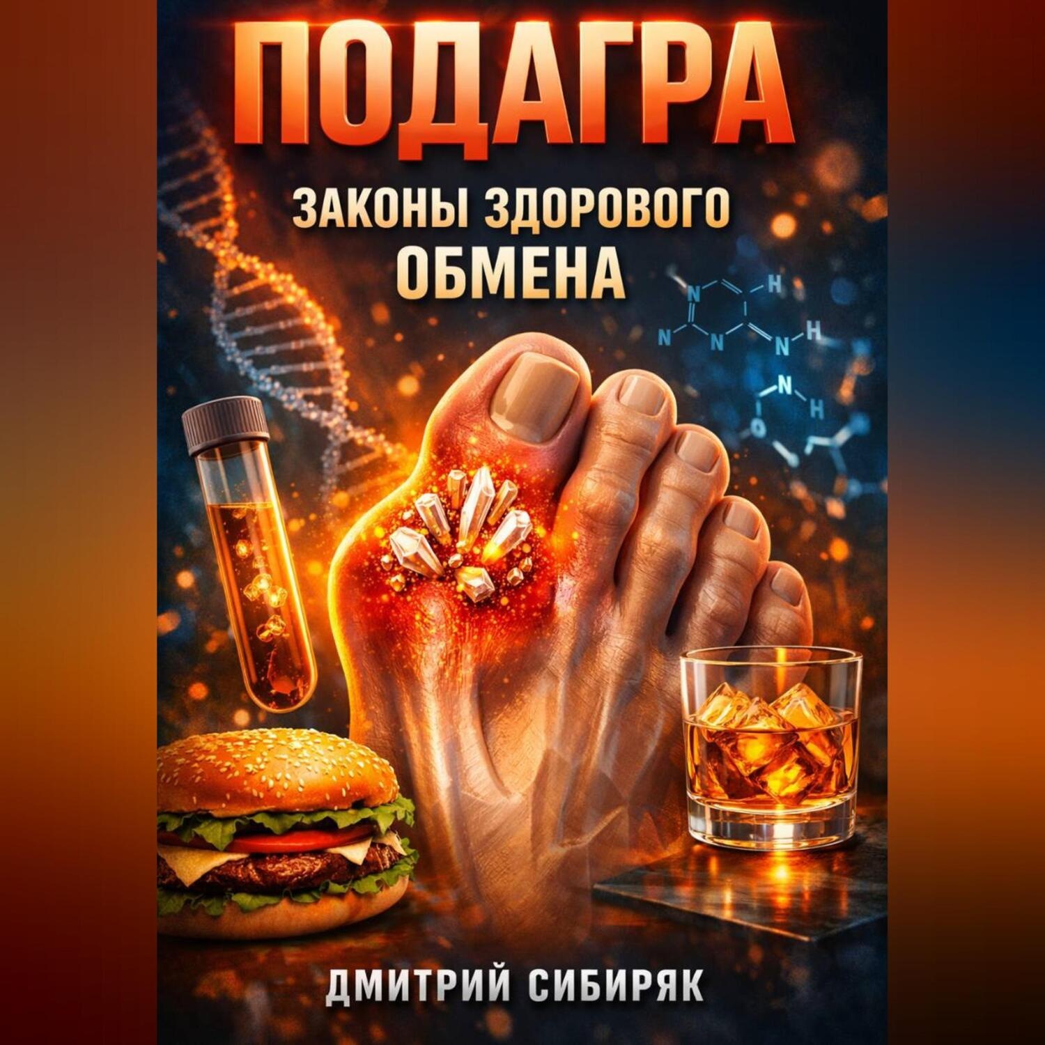 Обложка книги «Подагра Законы здорового обмена»