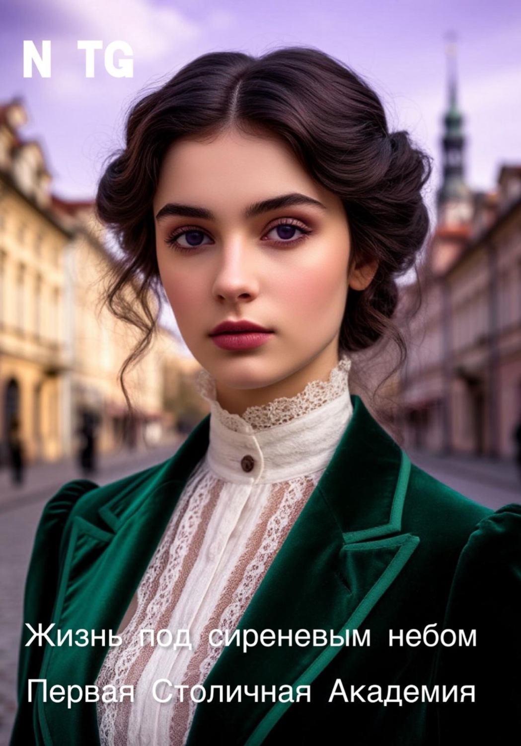 Обложка книги «Жизнь под сиреневым небом. Первая Столичная Академия»