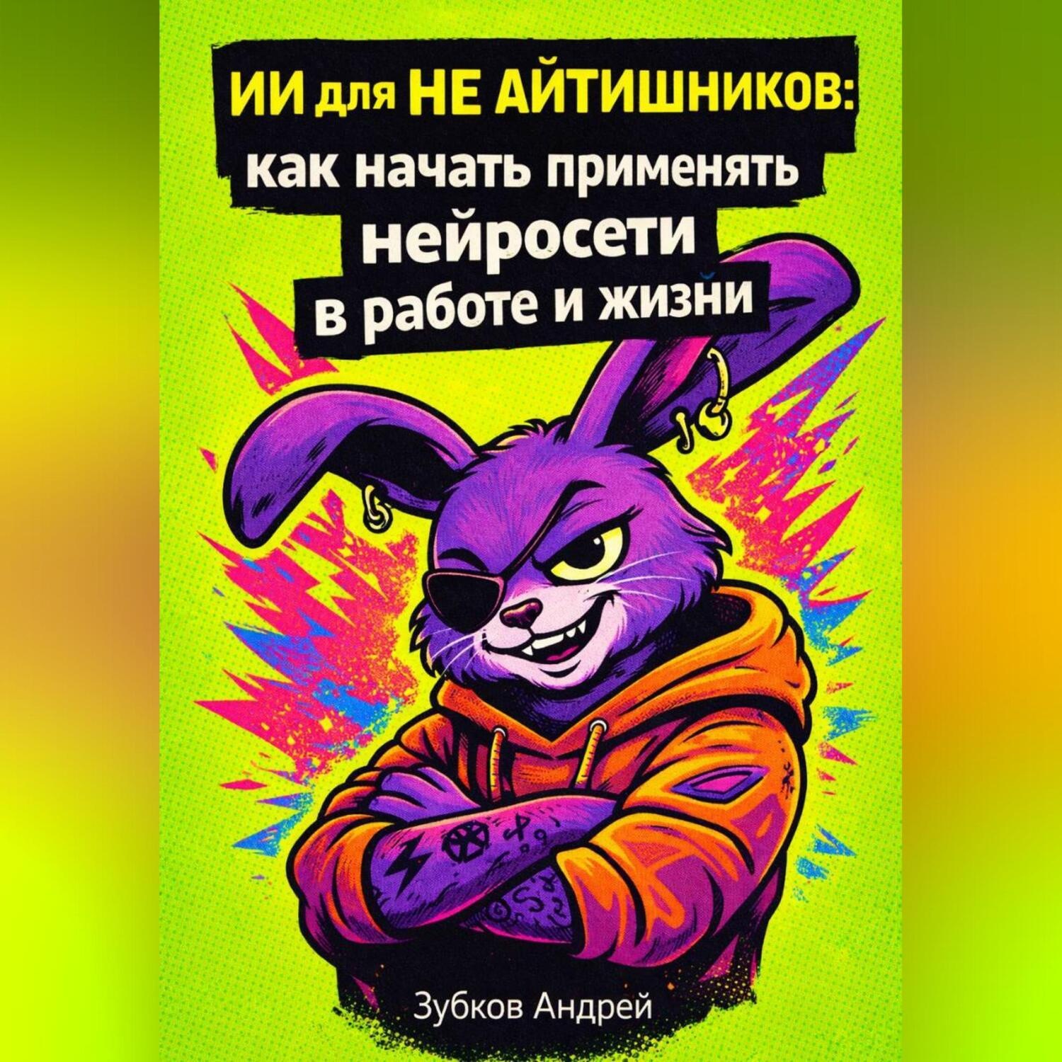 Обложка книги «ИИ для не айтишников: как начать применять нейросети в работе и жизни»
