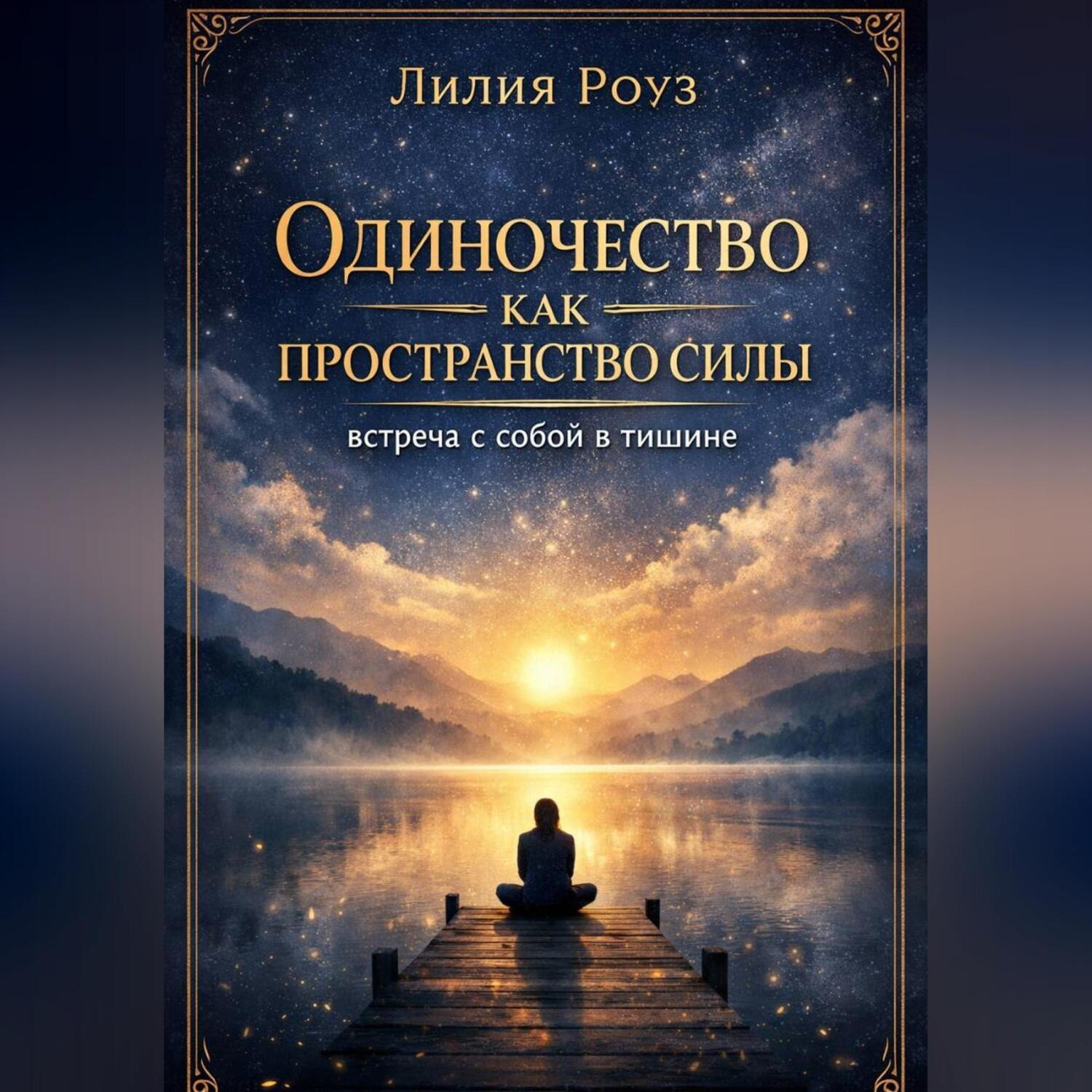 Обложка книги «Одиночество как пространство силы: встреча с собой в тишине»