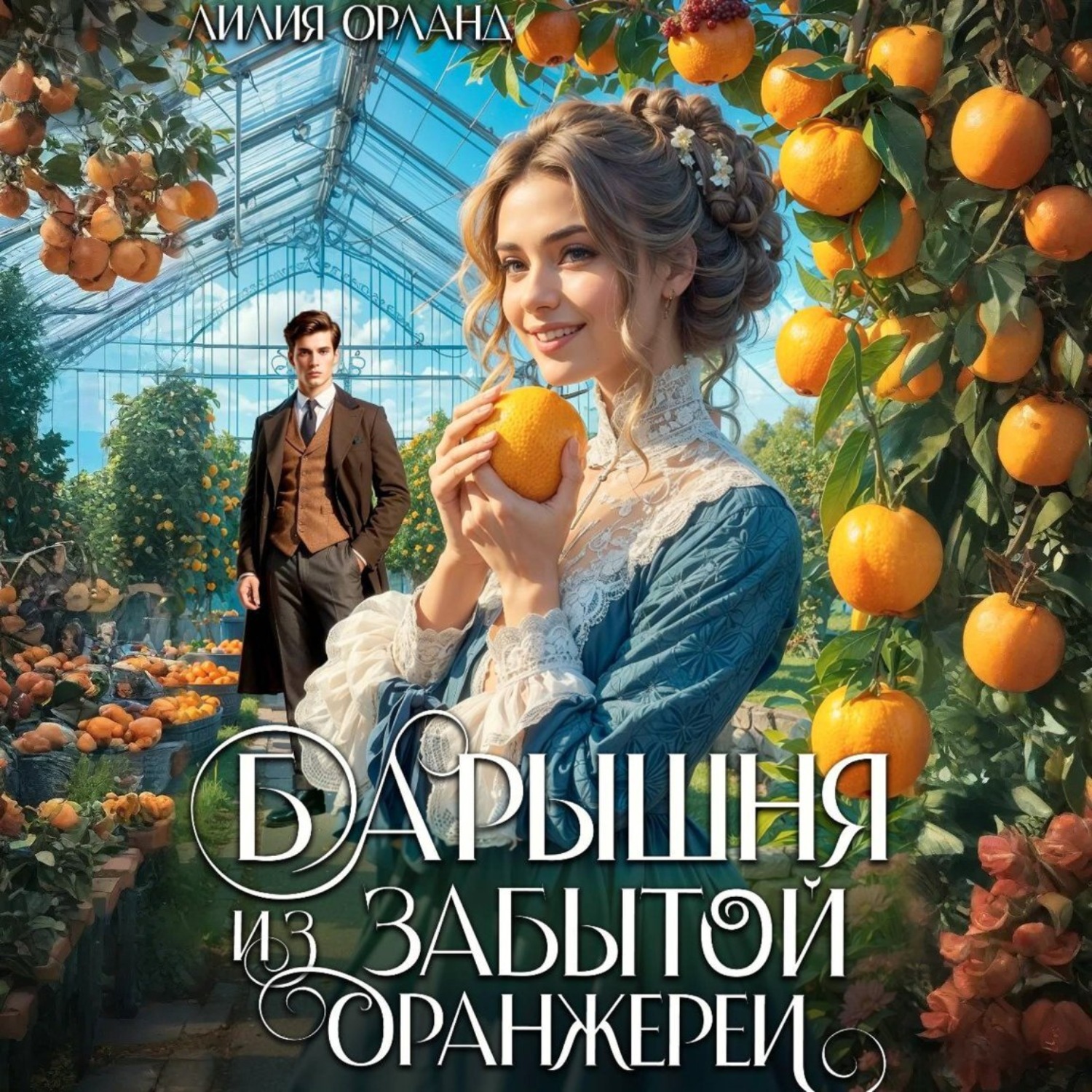 Обложка книги «Барышня из забытой оранжереи»