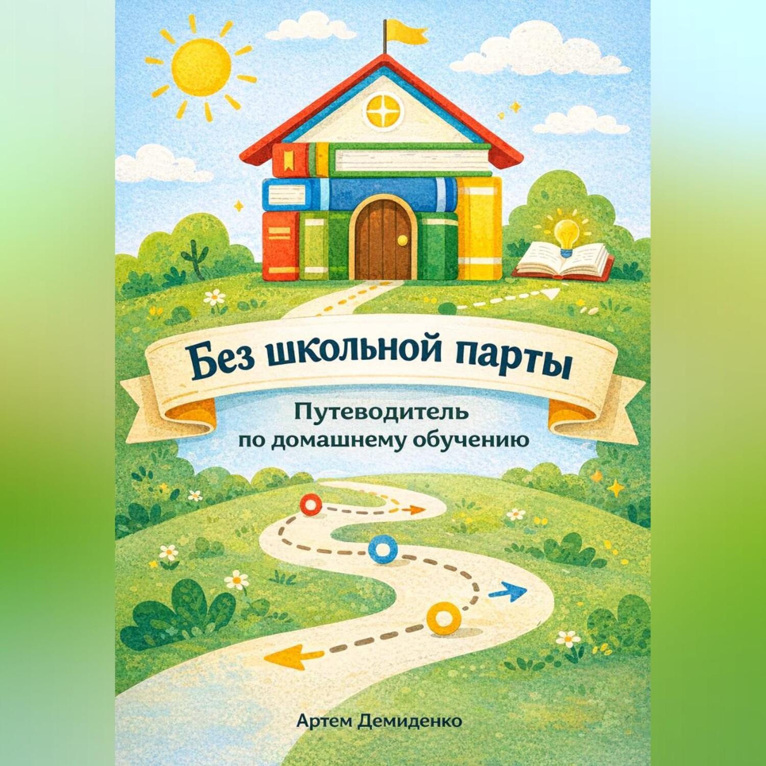Обложка книги «Без школьной парты: Путеводитель по домашнему обучению»