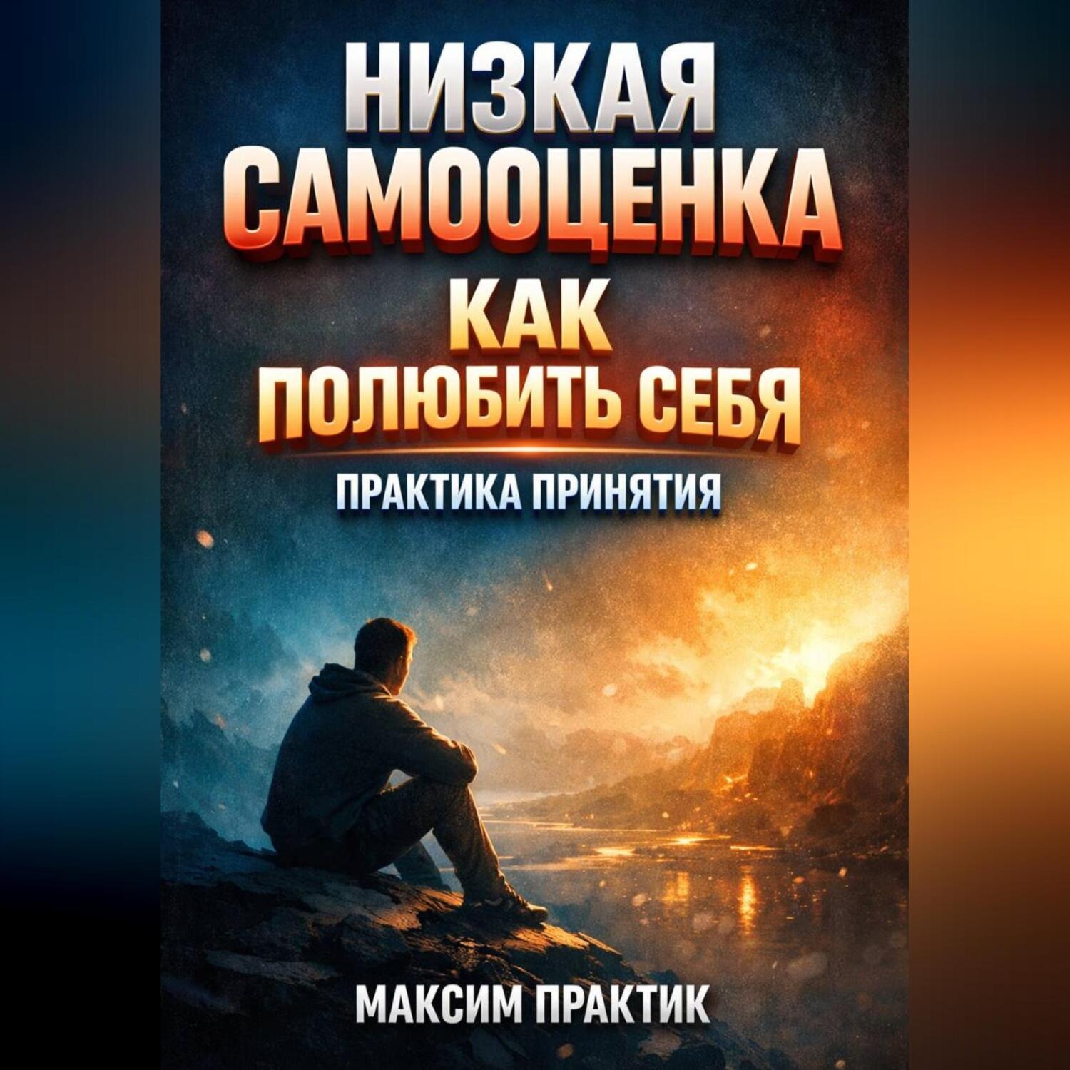 Обложка книги «Низкая самооценка как полюбить себя практика принятия»